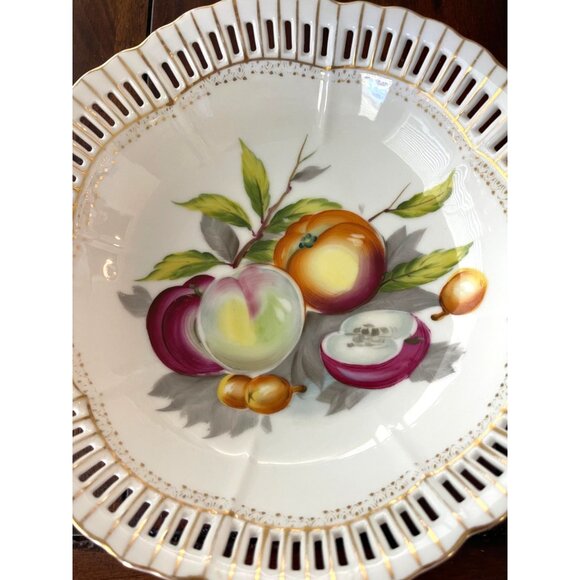 Ucago Reticulated China Hand Painted From Japan - Picture 2 of 7